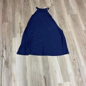 Chelsea & Theodore navy blue halter neck dress Size S